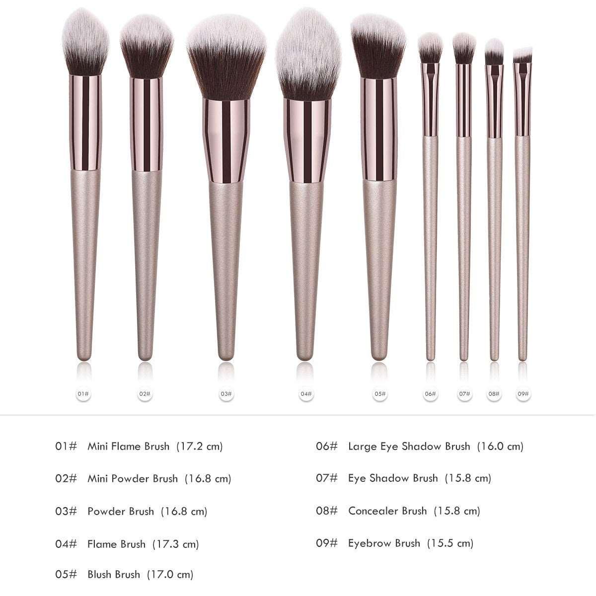 Vegan Makeup Brush Set-4