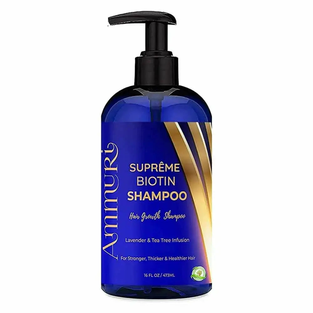 Biotin DHT Blocker Shampoo & Hair Growth Oil Set | Unisex Thinning Hair Treatment for Hair Loss & Repair | Ammuri Skincare UK-1