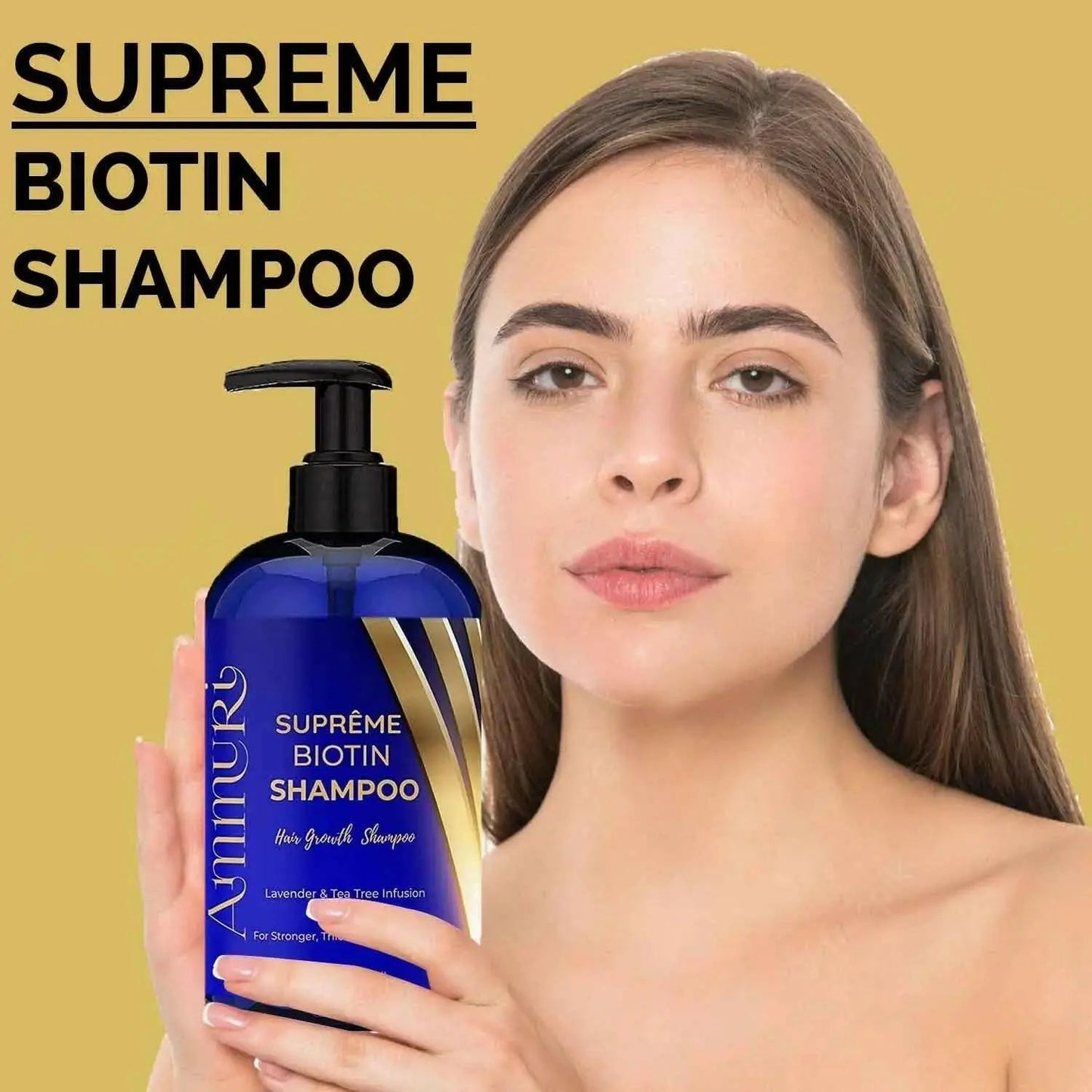 Biotin DHT Blocker Shampoo & Hair Growth Oil Set | Unisex Thinning Hair Treatment for Hair Loss & Repair | Ammuri Skincare UK-3