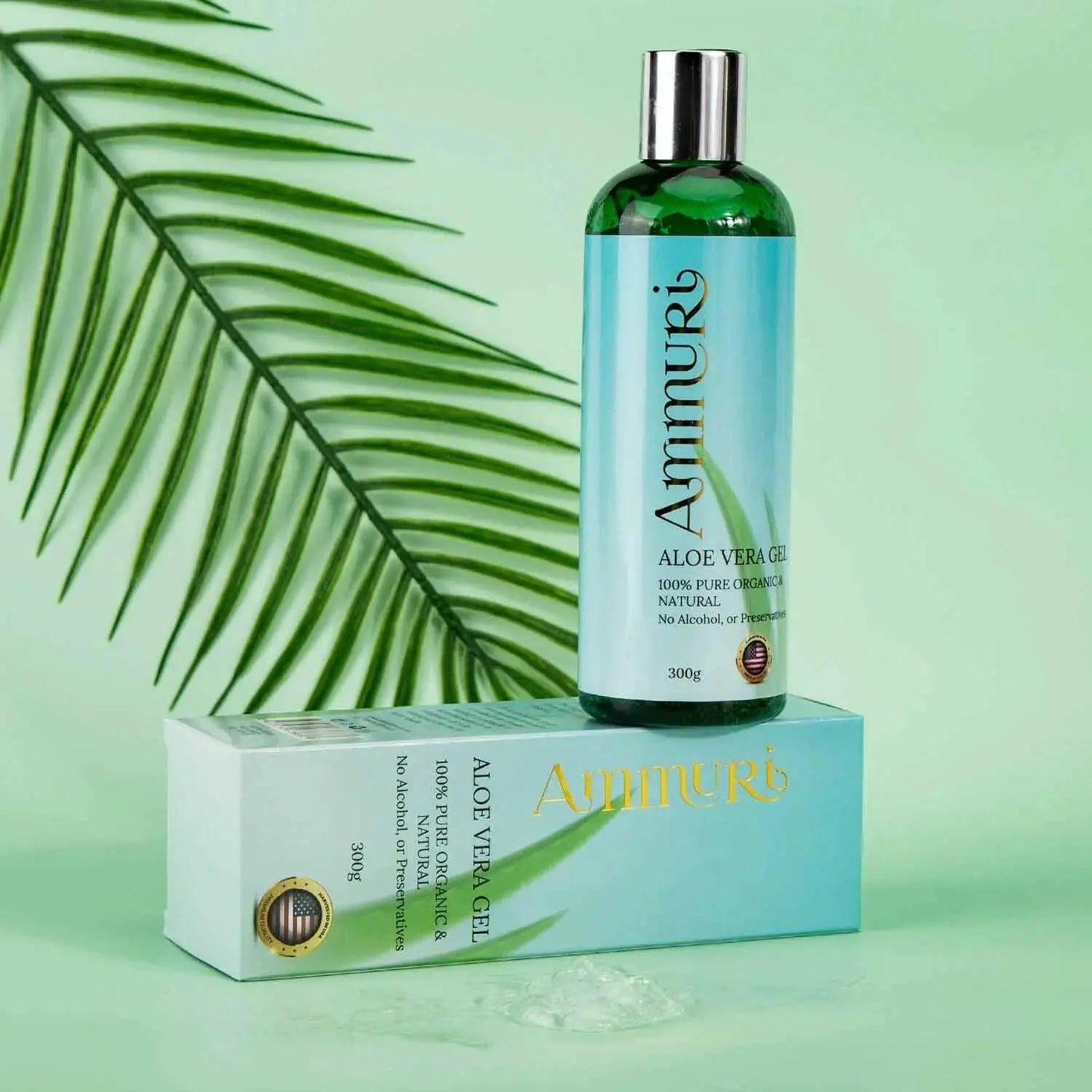 Ammuri Organic Aloe Vera Gel – Pure, Natural Skin Relief-1
