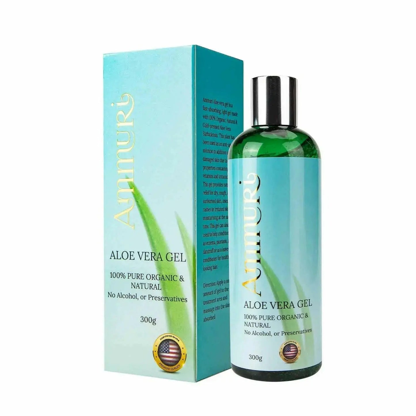Ammuri Organic Aloe Vera Gel – Pure, Natural Skin Relief-4