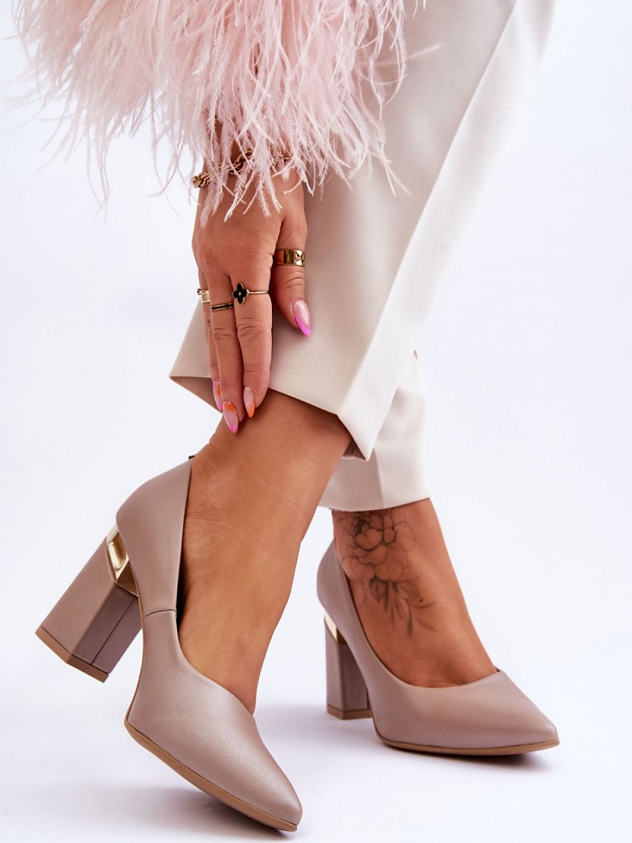 Block heel pumps model 177681 Step in style-0