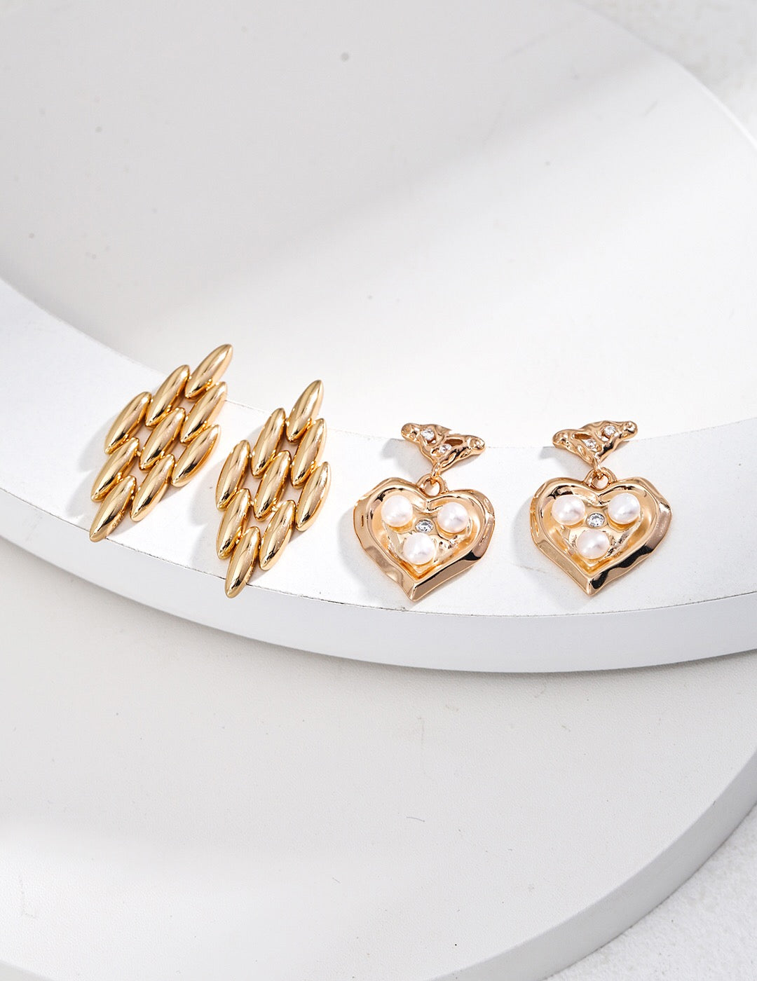 Oval Wheat Earrings-3
