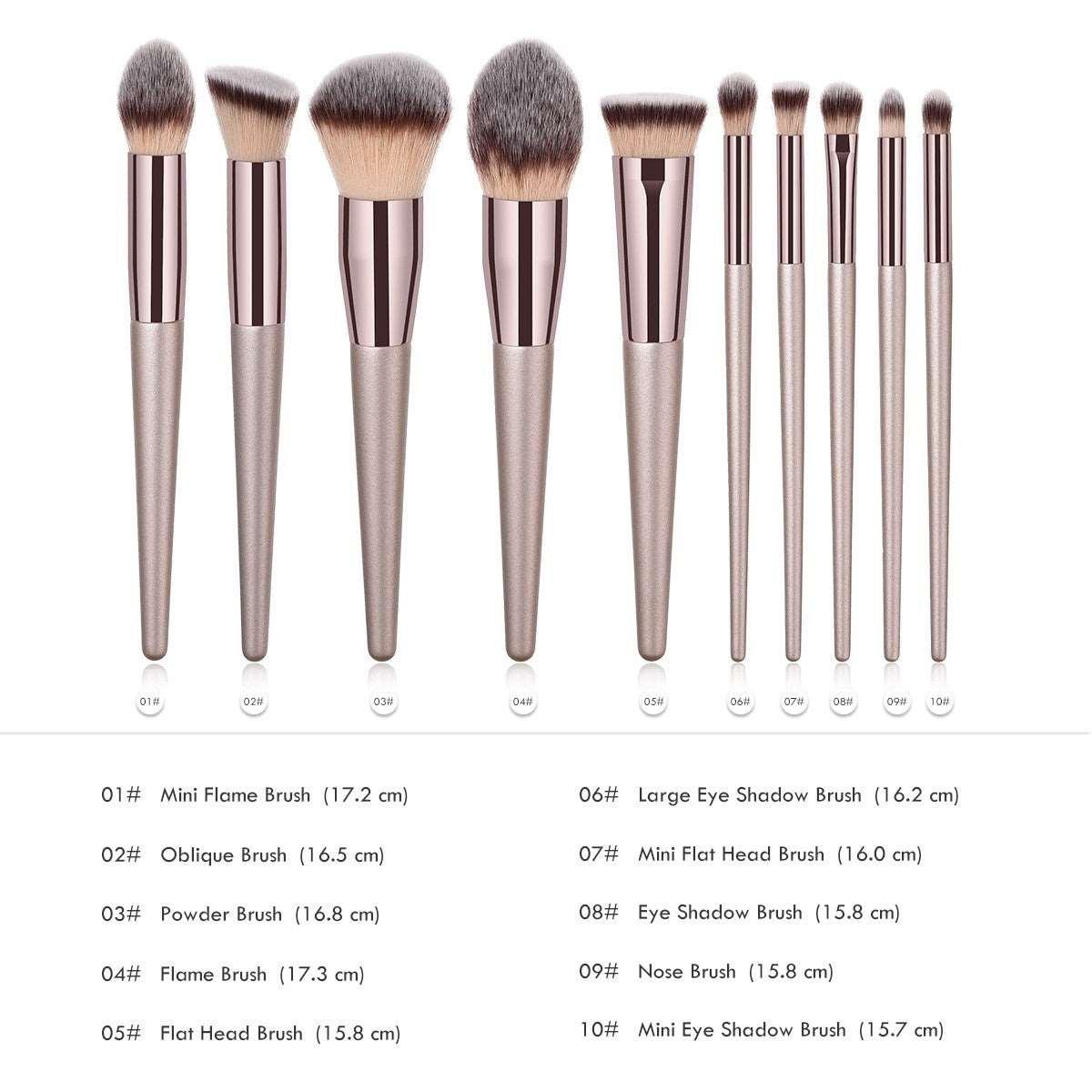 Vegan Makeup Brush Set-2