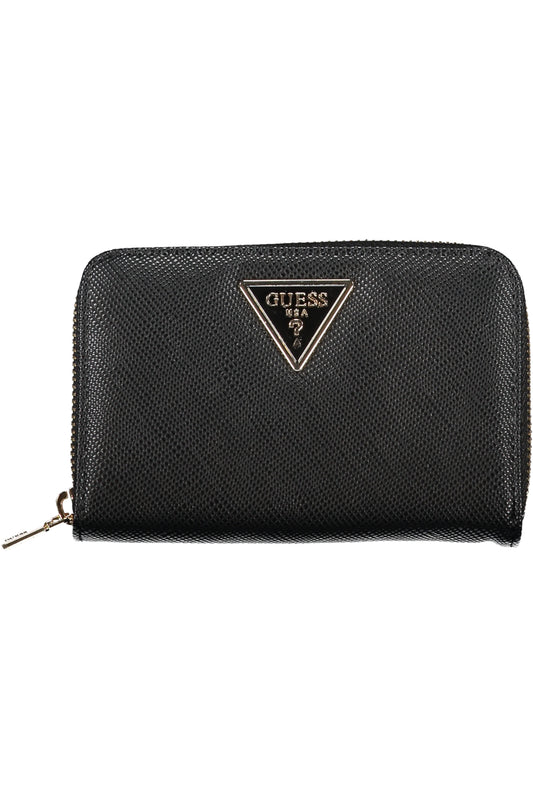 GUESS JEANS BLACK WOMEN'S WALLET-0