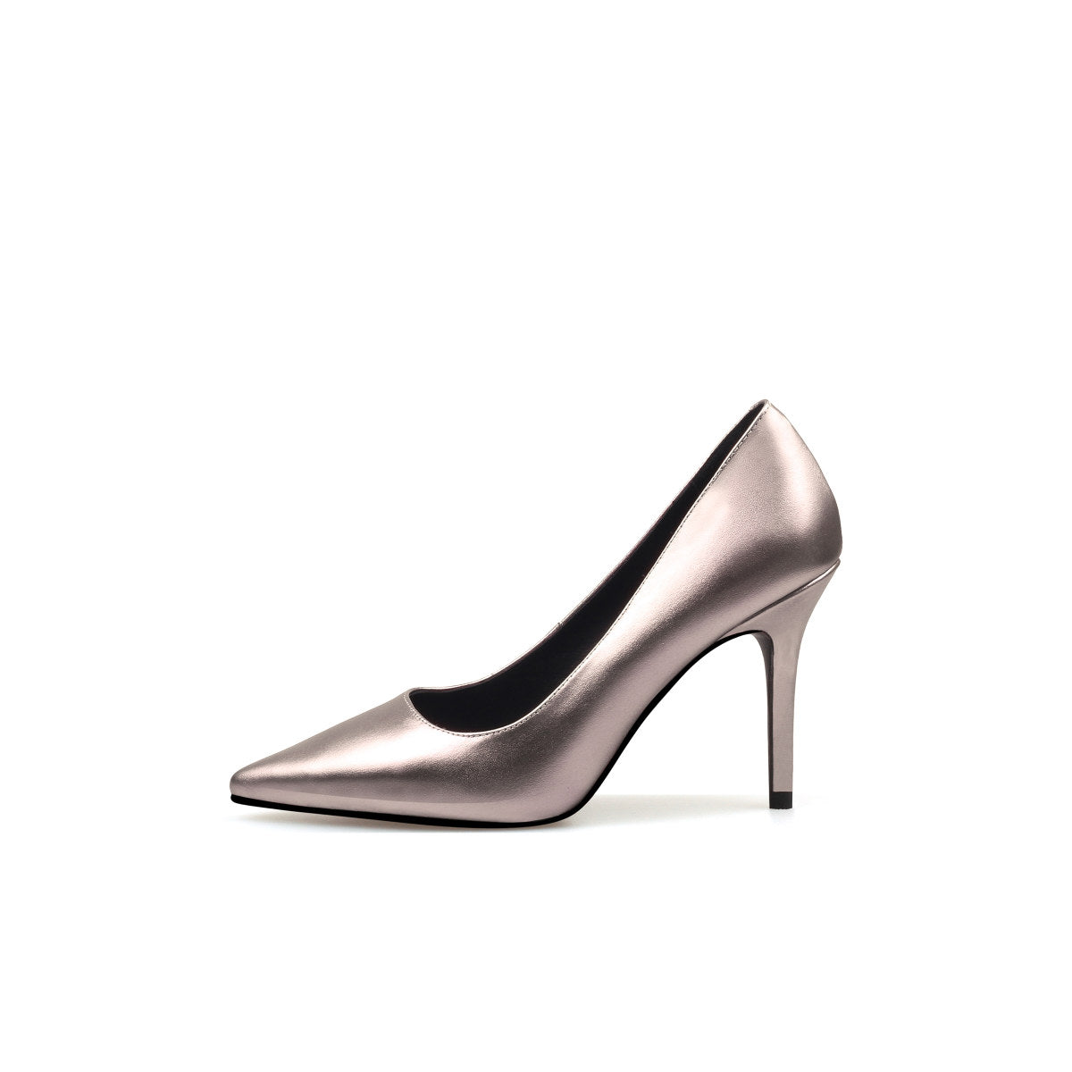 Premium Metallic Point Toe Pumps-7