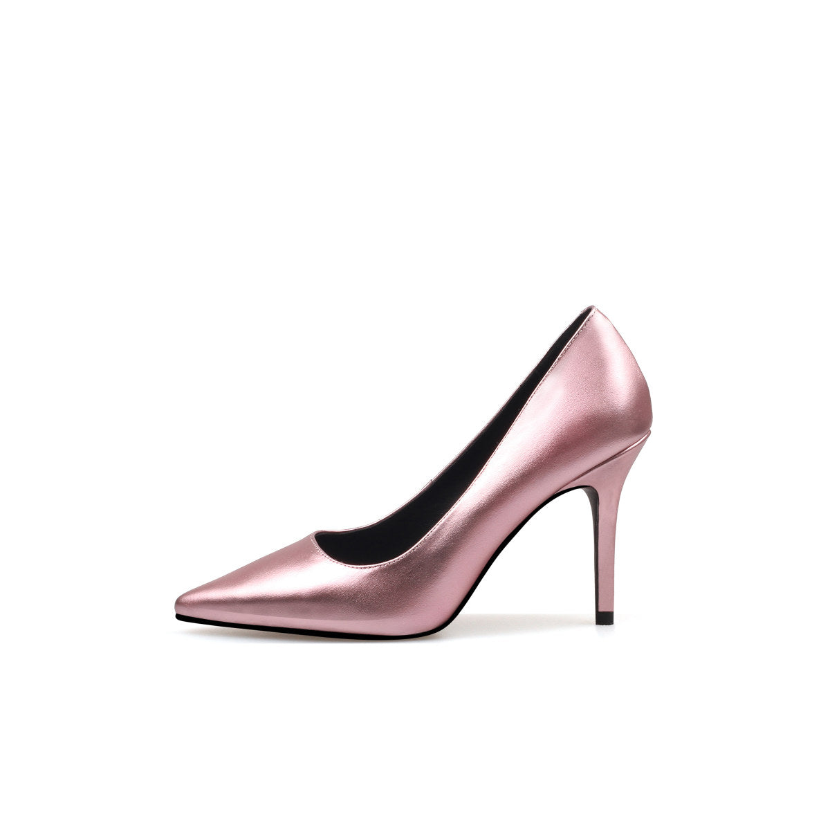 Premium Metallic Point Toe Pumps-8